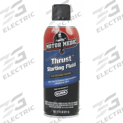 MOTOR MEDIC Starting Fluid: 11 oz Container Size, Diesel Engines/Gasoline Engines - Starting Fluids