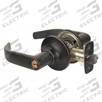 MASTER LOCK Door Lockset: Office Lever Locksets, Bronze (MPN RL0112PKA4S). Key specifications — attr1024149: Not Ligature-Resistant; attr1011488: MASTER LOCK; attr1011524: No Message; attr1011485: No; attr1059461: Dark Oxidized Satin Bronze-Plated, Bright Relieved, Clear : Steel.