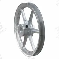 CONGRESS DRIVES Single Groove A-section Pulley: 1 Groove, 8 in OD, Fixed Bore, 1 in Bore, Zinc (MPN CA0800X100). Key specifications — Brand: CONGRESS DRIVES; For Belt Section (broad, with similar types): 4L, A, or AX.