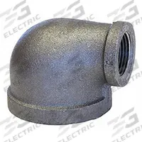 ANVIL Metal Pipe Elbow: 90° Elbow, 300 psi @ 150° F, 1 in x 3/4 in, Malleable Iron, Made in USA (MPN 0311008403). Key specifications — Maximum Operating Pressure: 300 psi @ 150° F; (DO NOT SEND) Manufacturer Location: Made in USA.