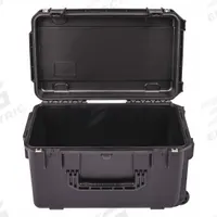 SKB Protective Case: 13 in x 22 in x 12 in Inside, No Foam, Black, 2 Wheels, 16 lb Wt, IP67, Latches (MPN 3i-2213-12BE). Key specifications — Handle Style: Folding; Brand: SKB; Case Closure Type: Latches.