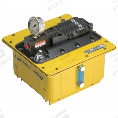 ENERPAC Air Hydraulic Pump: 5,000 psi Max. Op Pressure, 2 gal Reservoir Capacity - Air-Operated Hydraulic Workholding Pump Units
