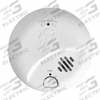 BRK Smoke/CO Alarm: Carbon Monoxide/Smoke, 10 Year Sealed Battery, Smoke/CO Detector, Sealed Battery (MPN SMICO110). Key specifications — Sensor Type: Electrochemical; Volume Level: 85 dB; Battery Size: 10-Year Sealed 3V Lithium Battery; Alert Type: Sound; Battery Location: Back; Includes: Mounting Screws; Brand: BRK; Detects: Carbon Monoxide.