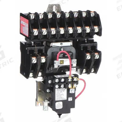 SQUARE D Lighting Magnetic Contactor: 12 Poles, 120V AC, 30 A - Mechanically Held Lighting Contactors