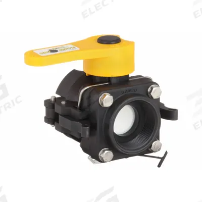 BANJO Cam and Groove Coupling with Valve: 2 in Coupling Size, 2 in Thread Size - Polypropylene Dry Disconnect Couplings