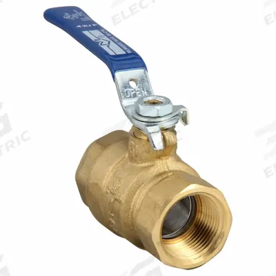 MILWAUKEE VALVE Manual Two-Way Ball Valve: 1 in, Brass, Straight, FNPT x FNPT - Brass Ball Valves