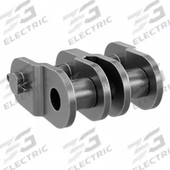 TRITAN Roller Attachment Link: For Std Roller Chains, 25, Double Strand, 1/4 in Pitch, Steel, Plain (MPN 25-2R OSL). Key specifications — Link Type: Offset; Brand: TRITAN.