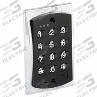LINEAR Keyless Access Control Keypad: 4 1/2 in Ht, 5/8 in Dp, 2 3/4 in Wd, Polycarbonate (MPN 2000E). Key specifications — Brand: LINEAR.