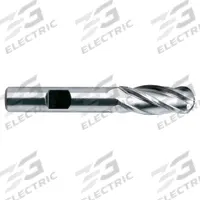 YG-1 Ball End Mill: Cobalt, TiN Coated, 4 Flute, 1/4" Mill Dia, 5/8" LOC, 2-7/16" OAL (MPN 43297CN)