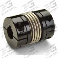 RULAND MANUFACTURING Bellows Coupling: 30 mm Bore Dia 1, 15 mm Bore Dia 2, 5 mm x 8 mm Keyway Size 1 (MPN MBCK57-30-15-A). Key specifications — attr666189: No; attr666180: Stainless Steel; attr85397: RULAND MANUFACTURING; attr666234: Metric; attr923681: Same Bore Dimensions.