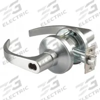 ABILITY ONE Door Lockset: Office Lever Locksets, Chrome, ADA Compliant, SFIC (MPN 5340-00-NIB-0257). Key specifications — attr1024149: Not Ligature-Resistant; attr1011488: ABILITY ONE; attr1024446: F82; attr1011524: No Message; attr1011506: GT182 Boston; attr1011485: Yes; attr1059461: Satin Chromium-Plated : Die Cast Zinc.