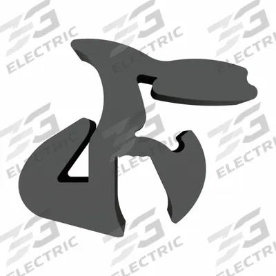 FAIRCHILD Locking Gasket: One-Piece Self-Locking Locking, 25 ft Overall Lg - Rubber Locking Gaskets