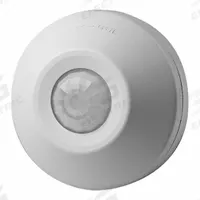 LEVITON Occupancy Sensor: Fluorescent/Incandescent, Passive Infrared (PIR), 120V AC, Ceiling, White (MPN ODC0S-I1W). Key specifications — attr992857: Hard Wired; attr992879: 120V AC; attr992891: LEVITON; attr992868: 1,000VA (Fluorescent); attr1024350: Leviton.