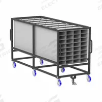 VALLEY CRAFT Parts Cart: 1,000 lb, Gray, 120 in L x 46 in W x 67 in H, 5 in H x 10 in W x 120 in L (MPN EP3531-500). Key specifications — Color: Gray; Includes: (32) Compartments; Caster/Wheel Configuration: (4) Swivel; Brand: VALLEY CRAFT.
