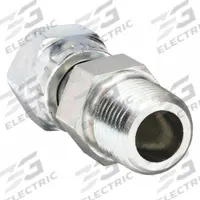 PARKER Compression Fitting Adapter: 1/2 in OD x 1/2 in Pipe Size, 1/2-14 Thread Size, Steel, Swivel (MPN 8-8 F6L-S). Key specifications — Brand: PARKER; Series: Seal-Lok.