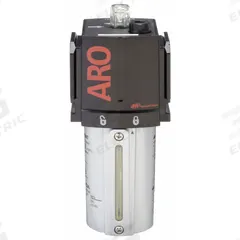 ARO Compressed Air Lubricator: Mist, 3/4 in NPT, 222 cfm, 250 psi Max Op Pressure, 175°F Max Op Temp (MPN L36351-110). Key specifications — attr111774: Aluminum; attr111402: 2000; attr111761: ARO.