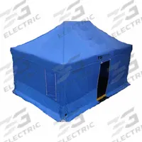 FSI Canopy Tent: 10 ft Overall Lg, 15 ft Overall Wd, 10 5/8 ft Overall Ht, Aluminum/Nylon, Blue (MPN DATAL1015). Key specifications — Includes: Hammer; Product Type: Canopy Tent; Brand: FSI.