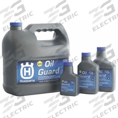 HUSQVARNA Oil Guard: 10 in Lg, 24 in Wd, 14 in Ht, Mfr. No. 967290801 - Oils