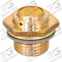 JW WINCO Breather Valve: 3/8", SAE, Low Design w/o Breather Cap Design, 160 mbar Min. Opening, Brass (MPN 883-G3/8-160-A-MS). Key specifications — Brand: JW WINCO; Thread Size: 3/8"; Thread Type: SAE; Body Material: Brass; Opening Pressure - Minimum: 160 mbar.
