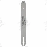MILWAUKEE Guide Bar: 14 in Compatible Bar Lg, 3/8 in, 0.05 in Gauge, 52 Links (MPN 49-16-2756). Key specifications — Brand: MILWAUKEE; Compatible Chain Saw Manufacturer: Milwaukee®; Pitch: 3/8 in.