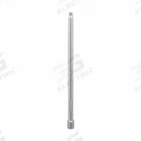 MILWAUKEE Socket Extension: 1/2 in Input Drive Size, 1/2 in Output Drive Size, 15 in Overall Lg, Std (MPN 43-24-9110). Key specifications — attr1204978: Not Insulated; attr1204980: Locking Not Included; attr1204984: MILWAUKEE; attr1204970: Chrome.