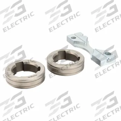 LINCOLN ELECTRIC Drive Roll Kit: 2-Roll, 0.035 in, V-Groove - 2-Roll Kits with Inlet Guide for Lincoln