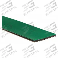 GATES Serpentine Belt: V-Belt, K Belt Trade Size, V-Ribbed Belt, 61 1/2 in Effective Lg, K100615HD. Key specifications — Brand: GATES; Reinforcing Cord Material: Aramid; Industry Number: K100615HD.