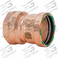 QUICKFITTING SUREPRESS Crimp Adapter: Straight, 2 1/2 in CTS x 2 1/2 in CTS size, Press-fit x FNPT (MPN SPWF77R). Key specifications — Brand: QUICKFITTING SUREPRESS; Series: SurePress®; Broad - Material for Bullet: Copper Or Bronze; Brand - Broad: QUICKFITTING SUREPRESS.