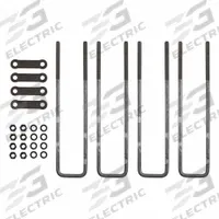 BUYERS PRODUCTS Square Bend U-Bolt Kit: U-Bolt Kit, Truck Boxes, 20 in Lg (In.), Steel, Silver, 4 PK (MPN UB623520). Key specifications — Type: U-Bolt Kit; Compatible with Product Type: Truck Boxes; Includes: (4) Square Bend 5/8 in U-Bolts; Material: Steel; Color: Silver; Brand: BUYERS PRODUCTS.