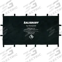 SALISBURY Arc Protection Blanket: 4 ft Lg, 8 ft Wd, 15 kA, ASTM F2676 (MPN ARC48-15PS). Key specifications — kA Rating: 15 kA; Standards: ASTM F2676; Brand: SALISBURY.