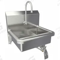 SANI-LAV Hand Sink: 1 Stations, 6 in Bowl Dp, 16 in Bowl Lg, 12 1/2 in Bowl Wd, Faucet Included (MPN 6081). Key specifications — Includes Side Splash: Side Splash Not Included; Series: Stainless Steel Hand Wash Sink; Brand: SANI-LAV.
