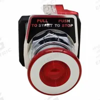 DAYTON Emergency Stop Push Button: Non-Illuminated, Mushroom Head Profile, Metallic, 30 mm, 1NC (MPN GGS_116328). Key specifications — Brand: DAYTON; Action: Maintained; Push Button Material Type: Metallic.