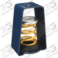 MASON Hanger-Mount Vibration Isolator: Spring, 310 lb Capacity, 3 1/4 in Wd, 2 3/4 in Dpth, Yellow (MPN 5XR56). Key specifications — Brand: MASON.