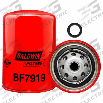 BALDWIN FILTERS Fuel Filter: Spin-On, 3 11/16 in Outside Dia, M16-1.50 Thread Size - Spin-On Fuel Filters
