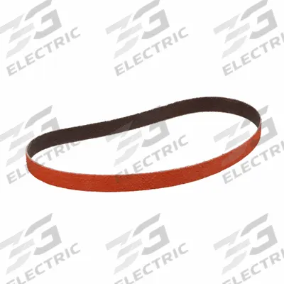 3M Sanding Belt: 1/4 in W x 18 in L, Ceramic, 80 Grit, YF Wt Polyester Backing - Cool-Cutting Sanding Belts for All Metals