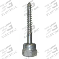 SAMMYS Rod Hanger: 1/4 in Overall Dia, 2 in Overall Lg, 1/4 in Screw Size, Steel, Zinc Plated, 25 PK (MPN 8003957). Key specifications — Drive Type: External Hex; Screw Size: 1/4 in; ICC Approved for Un-Cracked Concrete: No; Seismic Approved: No; Mount Type: Vertical; Brand: SAMMYS; Compatible Material: Wood; ICC Approved for Cracked Concrete: No.