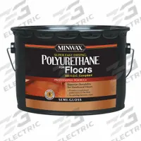 MINWAX Finish: Varnish, Interior, Oil, 2.5 gal Container Size, Wood, Satin, Clear, Transparent (MPN 130350000). Key specifications — Brand: MINWAX; Transparency: Transparent; Use Location: Interior; Sheen: Satin; Sub-Brand: Minwax; Color: Clear; Resin Type: Polyurethane.