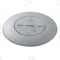HUBBELL WIRING DEVICE-KELLEMS Service Fitting: Round, Gray, Aluminum, Smooth, 7 in Dia. x 1/2 in H (MPN FRF3GY). Key specifications — attr211014: HUBBELL WIRING DEVICE-KELLEMS; attr1046648: Gray; attr1046653: Round; attr1046654: Smooth; attr1046660: Aluminum.
