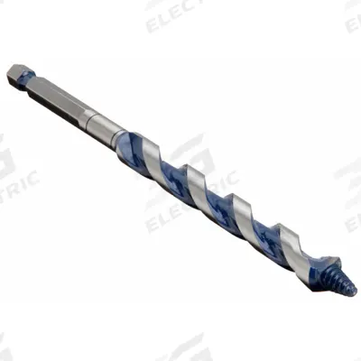 BOSCH Hybrid Drill Bit: 9/16 in Drill Bit Size, 7 1/2 in Overall Lg, Straight Shank - Hybrid Spur & Ship Auger Drill Bits