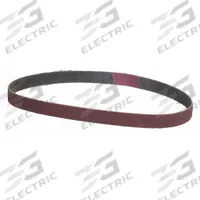 APPROVED VENDOR Sanding Belt: 3/8 in W x 13 in L, Aluminum Oxide, P120 Grit, X Wt Polyester Backing (MPN 78072775794). Key specifications — Brand: APPROVED VENDOR; Series: XP0998W.