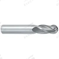 OSG Ball End Mill: Carbide, TiAlN Coated, 4 Flute, 1 mm Mill Dia, 3 mm LOC, 39 mm OAL (MPN 404-0394-BN11)