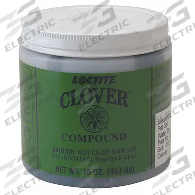 CLOVER Silicon Carbide Gel Water Mix: Water-Soluble, 400 Grit, Grade 2A - Water-Soluble Clover Lapping Compounds