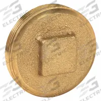 APPROVED VENDOR Plug: Square Drive Solid Plug, 4 in, NPT Threaded, Class 125, C85710 Brass, 125 psi (MPN 156-026). Key specifications — Brand: APPROVED VENDOR; Maximum Operating Pressure: 125 psi.