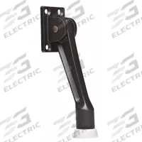 Lever Door Holder: Door - Mounted, 1 7/16 in Wd, 5 in Overall Ht, Black (MPN IL-KDDH-5-BLK). Key specifications — Brand: KABA ILCO; Color: Black.
