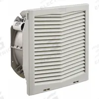 NVENT HOFFMAN Axial Fan: 159 cfm Airflow @ 0.000 in SP, 12 13/16 in Ht, 6 3/8 in Dp, Terminals, IP55 (MPN HF1326414R). Key specifications — Includes: Mounting Hardware; Housing Material: Plastic; Brand: NVENT HOFFMAN.