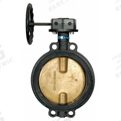 MILWAUKEE VALVE Butterfly Valve: 8 in Pipe Size, Concentric, 250 psi Max. Pressure (CWP) - Ductile Iron General-Service Butterfly Valves