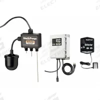 LIBERTY PUMPS Oiltector(R) Pump Control and Alarm: Simplex, Single Phase, 230V AC, 15 A, Plastic, 1 (MPN OTC-230). Key specifications — Current: 15 A; Rated Voltage: 230V AC; Alert Output: Visual; Intrinsic Safety: Not Specified Intrinsically Safe; Includes Reversing: Non-Reversing; Dosing Schedule: Demand Dose; Brand: LIBERTY PUMPS.