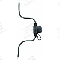BUSSMANN In-Line Fuse Holder: Non-Rejection Block Style, 1 Pole, 32 V DC Rating, Wire Leads (MPN HHL). Key specifications — Compatible Fuse Series: 297; Brand: BUSSMANN.
