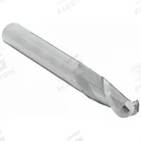 CLEVELAND Ball End Mill: Carbide, 2 Flute, 1/4" Mill Dia, 3/4" LOC, 2-1/2" OAL (MPN C60936)