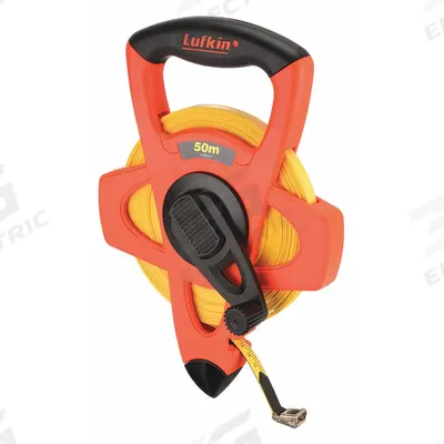 CRESCENT LUFKIN Long Tape Measure: Nonmagnetic Single Hook Tip, 50 m - Metric Tape Measures